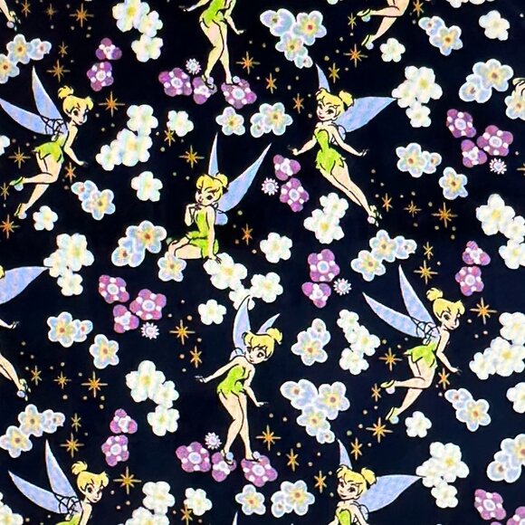 VERA BRADLEY DISNEY TINKER BELL THROW BLANKET:NWT TINKER BELL'S FLIGHT - Picture 2 of 7